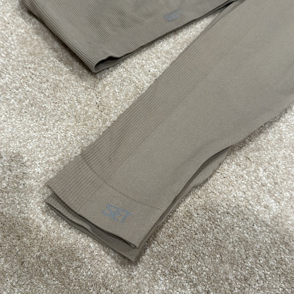 Set Active Ribbed Matching Set, Size Small - Picture 3 of 6